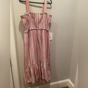 Knox Rose smocked bodice cotton dress